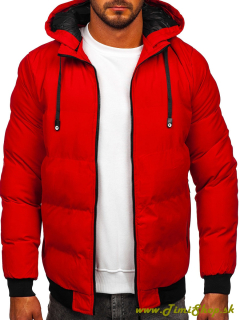Pánska zimná bunda - Červena