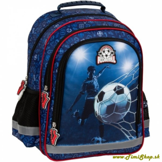 Školský batoh Futbal - Modra
